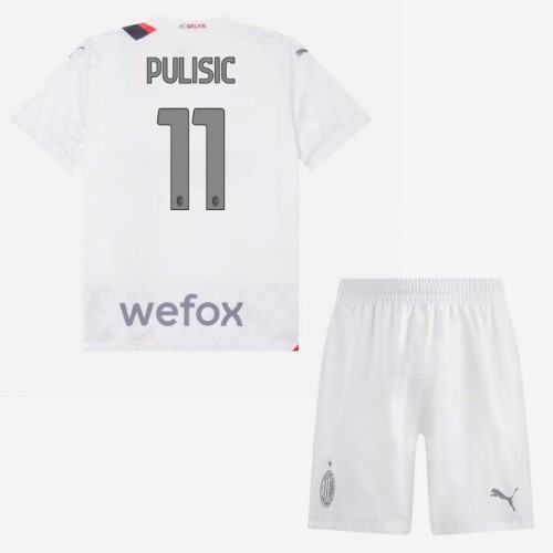 AC Milan Pulisic 11 Voetbaltenue Uit 2023-24 - Kind AC Milan Pulisic 11 Voetbaltenue Uit 2023-24 - Kind